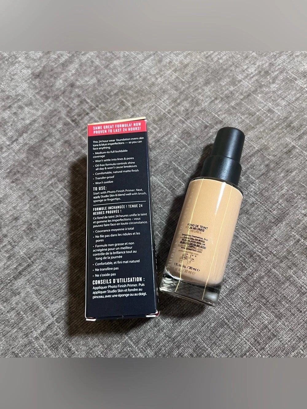 smashbox studio skin 24 hour hydra foundation 2.16 light warm golden